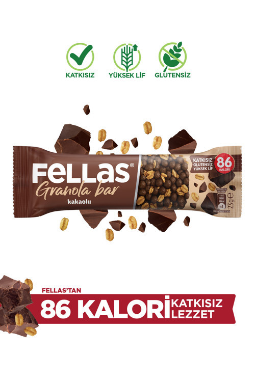 Kakaolu Granola Bar (23 g) x 12 Adet