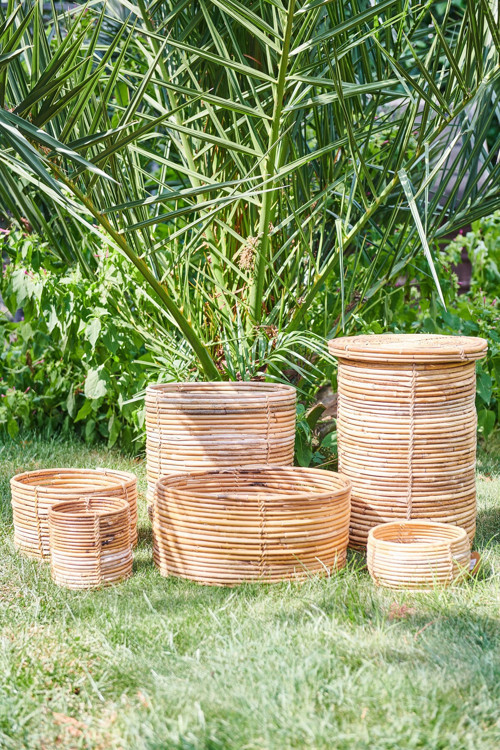 Sepet,bambu Oval Büyük