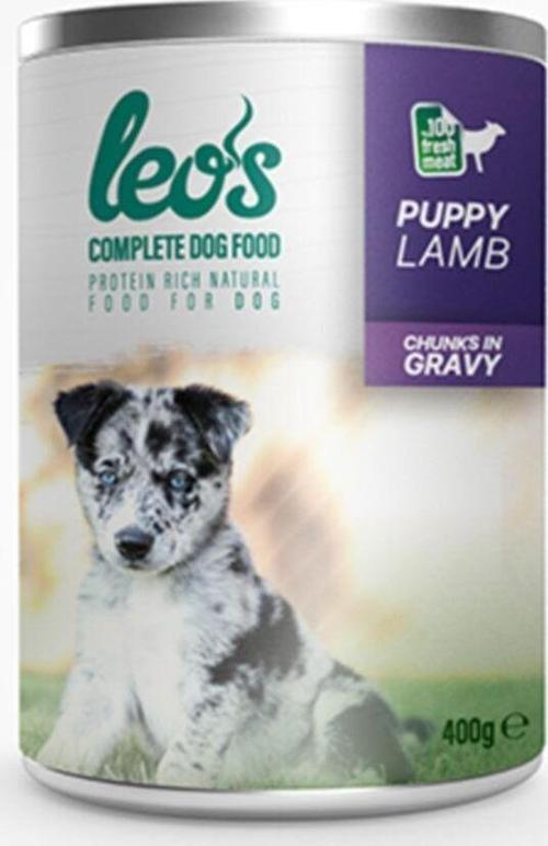 Kuzu Parça Etli Soslu Yavru Köpek Konservesi 400 Gr