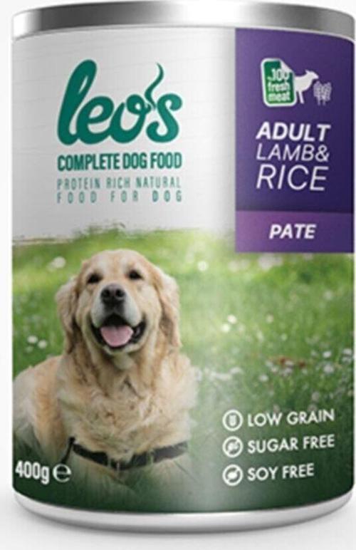 Kuzu Parça Etli Soslu Yetişkin Köpek Konservesi 400 Gr