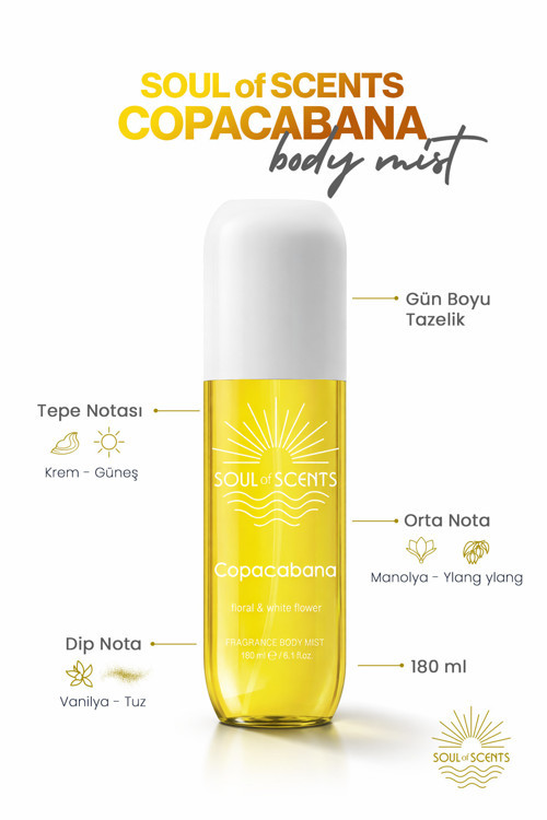 Copacabana Floral & White Flowers Body Mist