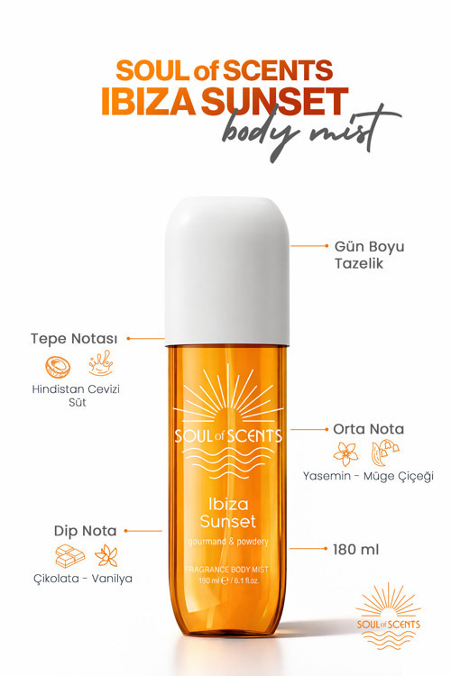Ibiza Sunset Gourmand & Powdery Body Mist