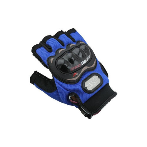 Yarım Motosiklet Eldiveni Korumalı Mavi 2XL