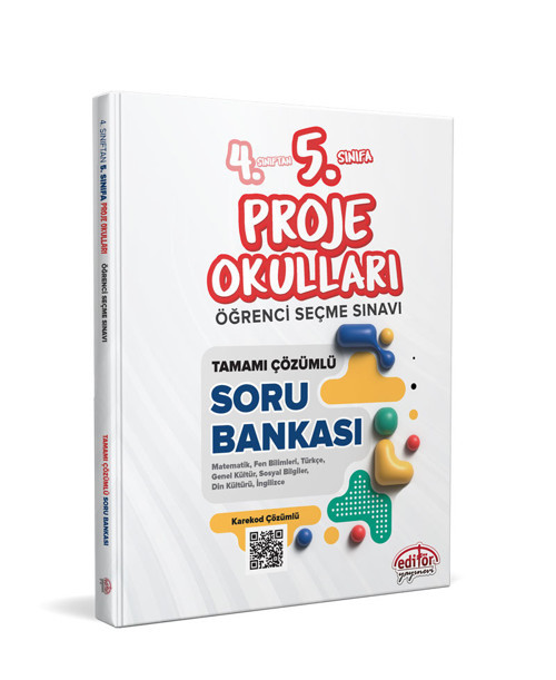 Editör 4.sınıftan 5.sınıfa Proje Okulları Çözümlü 5 Deneme Sınavı Editör Yayınları