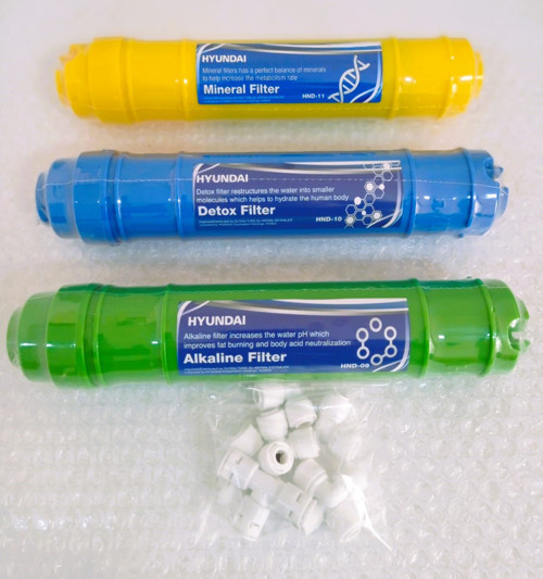 Su Arıtma Alkali Mineral Detox Filtre Seti-NSF Onaylı-ORJİNAL
