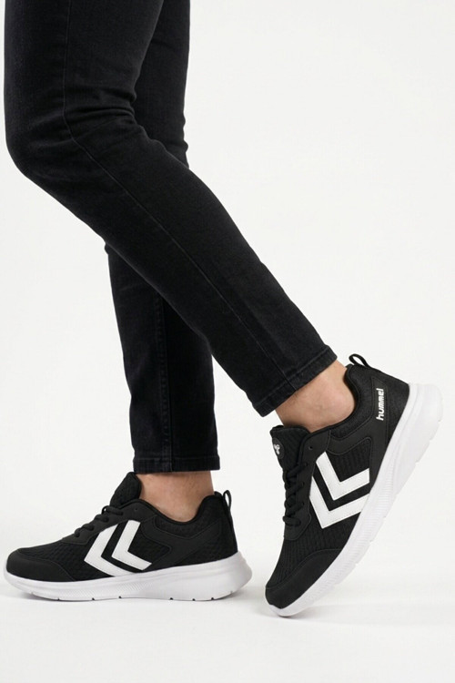 Siyah Fileli Hafif Esnek Unisex Spor Ayakkabı 900887 Hml Nency II