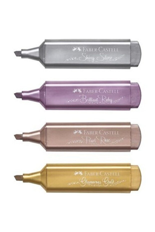 Faber-Castell Bls Fosforlu Kalem 46 Metalik Renk 4 Renk