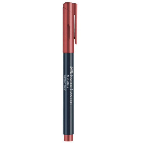 Faber-Castell Metalik Markör Kalem Kiremit Turuncu (10 Lu Paket)