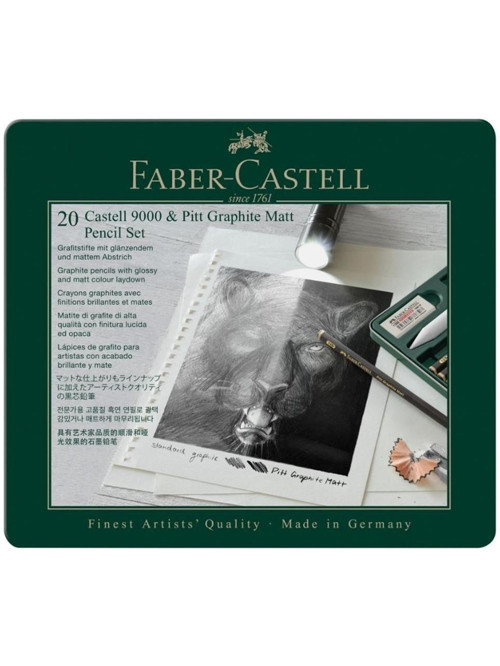 Faber-Castell Dereceli Kurşun Kalem Pitt Graphite Matt Set 20 Parça 5165115224000