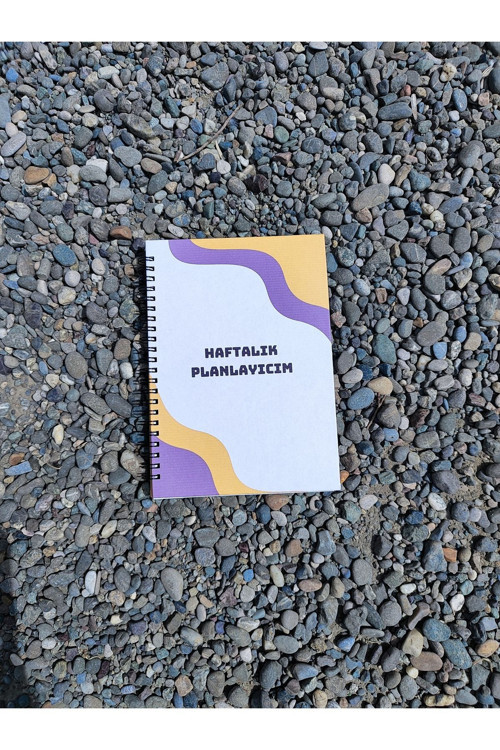 Haftalık Planlayıcı Defter, Spiralli Defter, A5 Boy