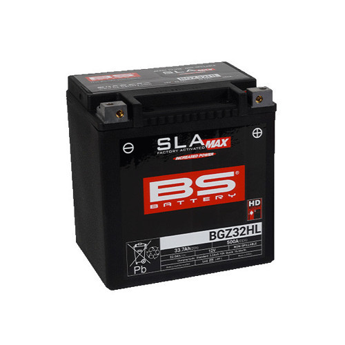 AKÜ BGZ32HL SLA MAX (KURU) 12V30AH 500A CCA POLARIS SPORTSMAN 800 850 1000 HARLEY DAVIDSON 1690 F