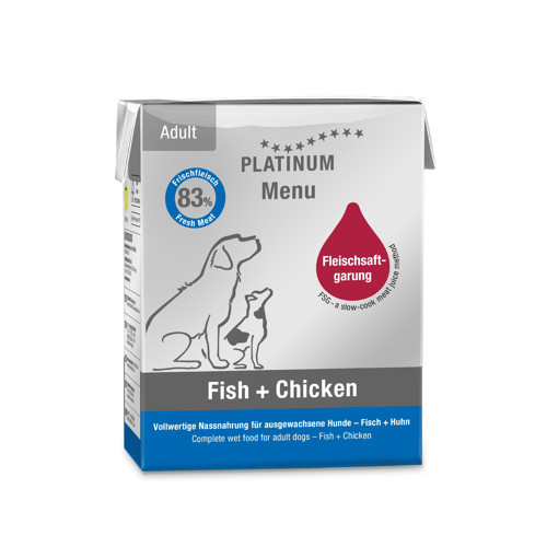 Balıklı ve Tavuklu Yaş Köpek Maması 375gr