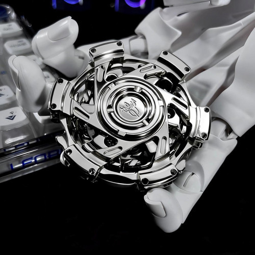 EDC & Yeni Nesil Stres Çarkı – HelixForge Stainless Steel Fidget Spinner | Premium Çelik Gövde, Ultr