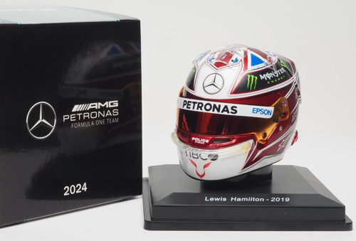 smart Lewis Hamilton Silverstone 2019 WC Diecast Kask 1/5