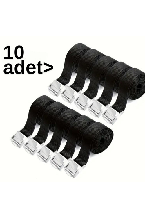 Kilit Tokalı Germe Kayışı 3 Metre (10 ADET)