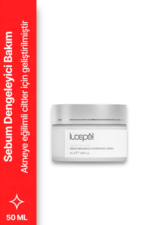 Yağlı Ve Akneye Eğilimli Ciltler İçin Sebum Dengeleyici | Zinc PCA ve Salicylic Acid | Nemlendirici Krem 50 ML