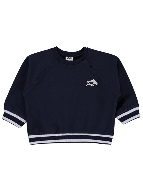 Yunus Nakışlı 6-18 Ay Sweatshirt - Lacivert