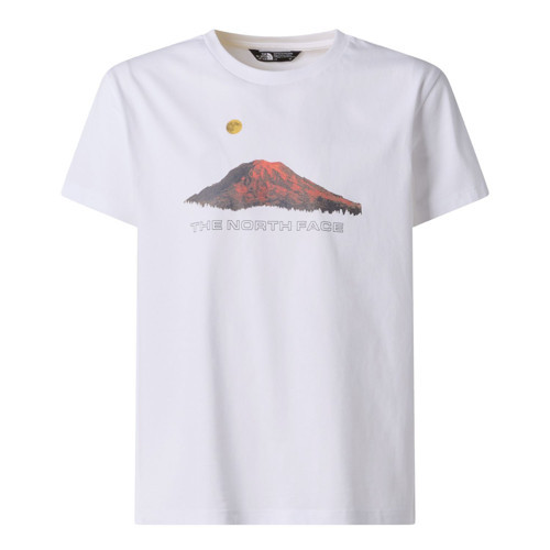 B MOUNTAIN NIGHT RELAXED SS TEE Genç Tişört NF0A8G1UFN41