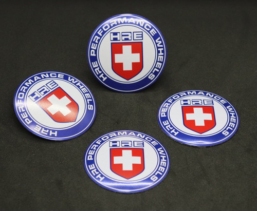 Jant Göbek Arma İthal Metal Sticker HRE Dizayn