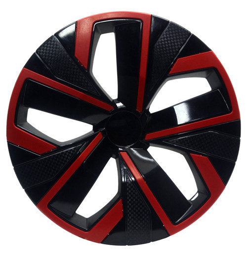 Jant Kapağı Kırılmaz Çıtalı 16" Yeni Model Kırmızı Çıtalı 4'lü (TAKIM OLARAK)
