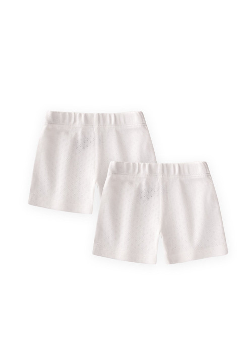 İkili Klımalı Kız Boxer 2-9 Yaş Ekru
