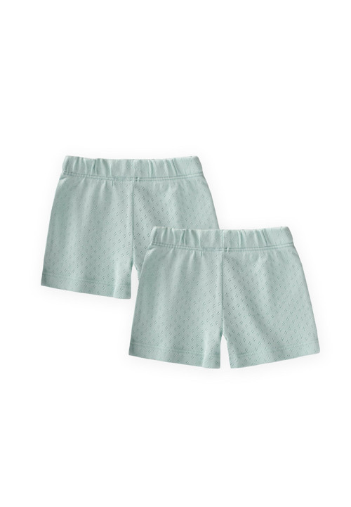 İkili Klımalı Kız Boxer 2-9 Yaş Mint Yeşili