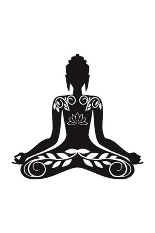 Ahşap Meditasyon Yoga Duvar Süsü Om Nameste Dekoratif Siyah Tablo Metal Değildir