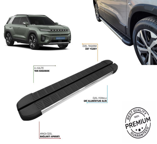 SSANGYONG TORRES ELEKTİRİKLİ ARACA ÖZEL YAN BASAMAK 2023 2024 2025