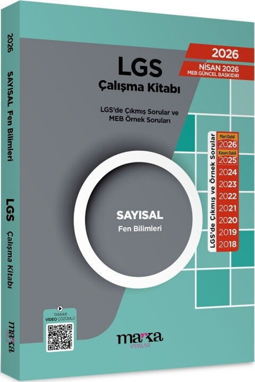 2026 LGS Sayısal Fen Bilimleri Çıkmış Sorular Marka Yayınları