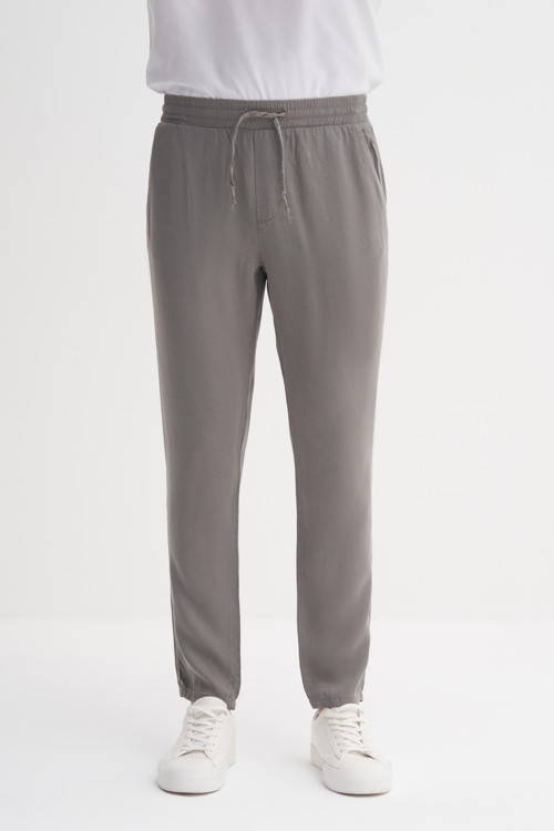 Tencel Erkek Pantolon Haki 00390