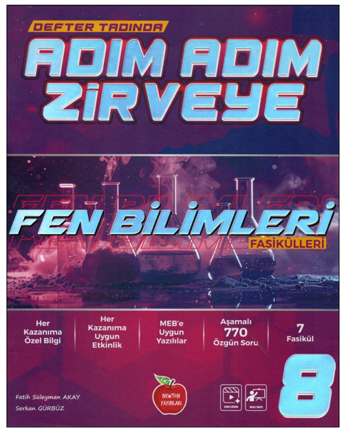 Newton Yayınları 8.Sınıf Adım Adım Zirveye Fen Bilimleri Etkinlikli Fasikülleri