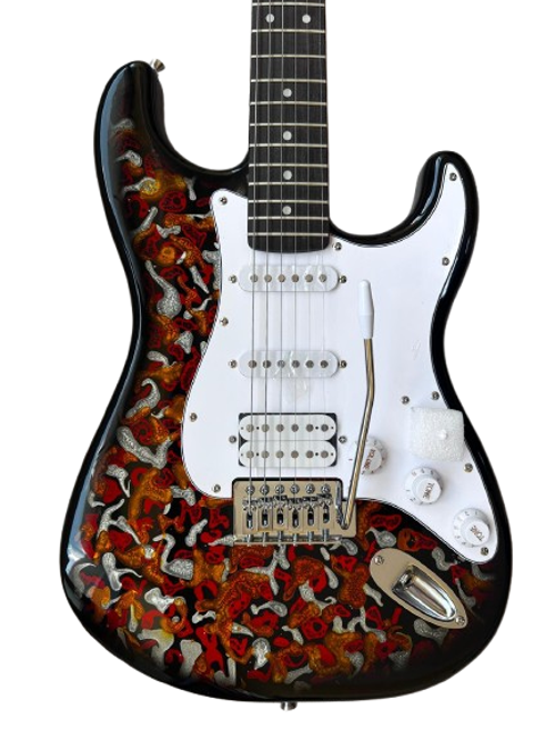 Inferno Art HSS Limited Edition Elektro Gitar