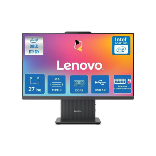 ıdeacentre Aıo Intel Core I5 13420H 32GB 2tb SSD Windows 11 Pro 27" Fhd All In One Bilgisayar Snertech