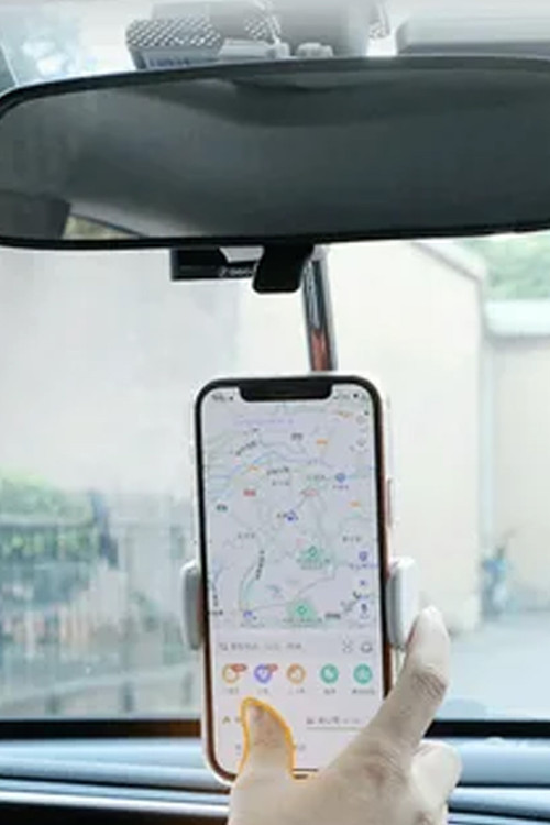 Araç İçi Dikiz Aynasına Takılabilen Akıllı Telefon Tutucu Tüm Araçlara Uyumlu