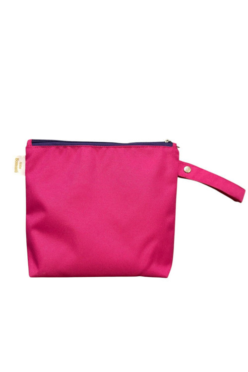 Mamikids Mini Wet&dry Islak/ Kirli, Havuz/ Plaj Çantası Kreş Çantası 30x25cm Pembe