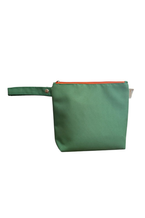 Mamikids Mini Wet&dry Islak/ Kirli, Havuz/ Plaj Çantası Kreş Çantası 30x25cm Yeşil