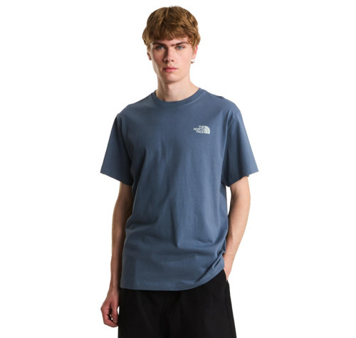 F0A8G9P0U31-R The North Face M Retro Earth Relaxed Short Sleeve Tee-G Erkek T-Shirt Mavi