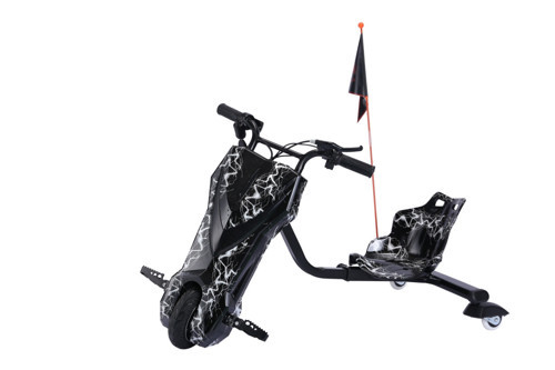Drift Scooter 36V Siyah-Beyaz Desenli