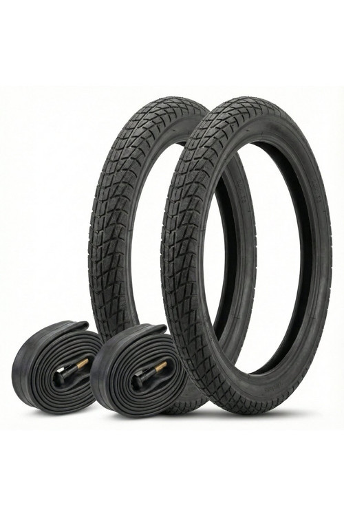 Black Cat Zırhlı Ön Arka Set İç Dış Lastik 20x1.95 – 5 mm Zırh Kalınlığı, Elektrikli Bisikl