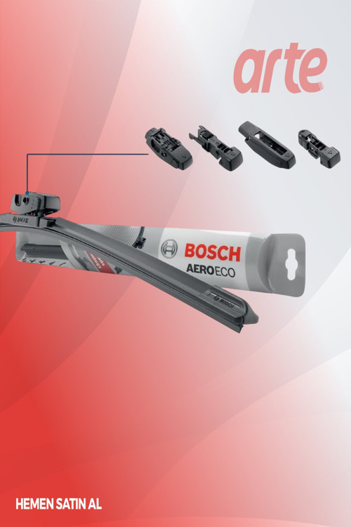 SKYWELL ET-5 2020-2026 Uyumlu | Bosch Aeroeco / Flatwiper Serisi Ön Silecek Takımı | 2'li Set |