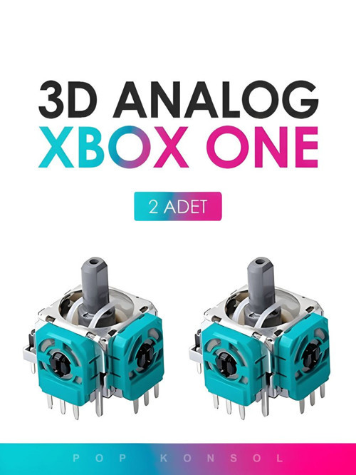 2 Adet Xbox Series S X One 3D Analog Joystick Motor Kol Tamir Yedek Parça