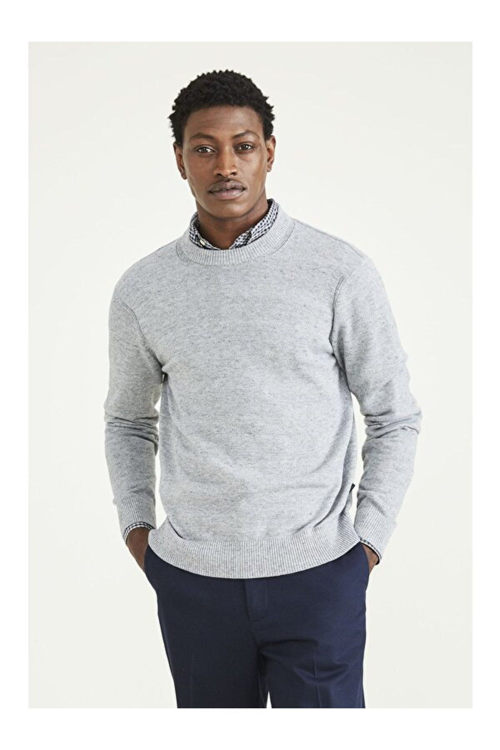 Minimalist Erkek Sweatshirt - Uzun Kol - Regular Fit - Günlük