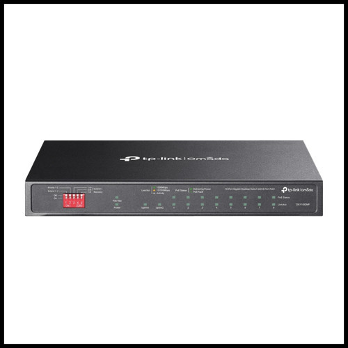 Ds110gmp, 10 Port Gigabit, 8 Port Gigabit Poe+, 123w, 1 Port Combo Gigabit Sfp, Yönetilemez,