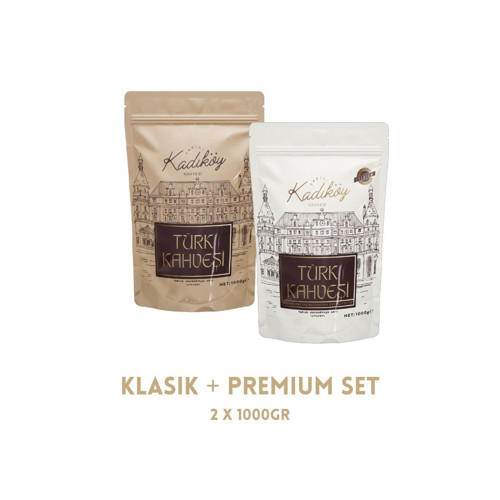Klasik + Premium Türk Kahvesi Set (2 x 1000GR)