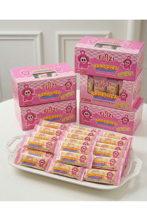 Marshmallow Sandwich - Özel Ambalajlı Atıştırmalık Şekerleme 30 Adet