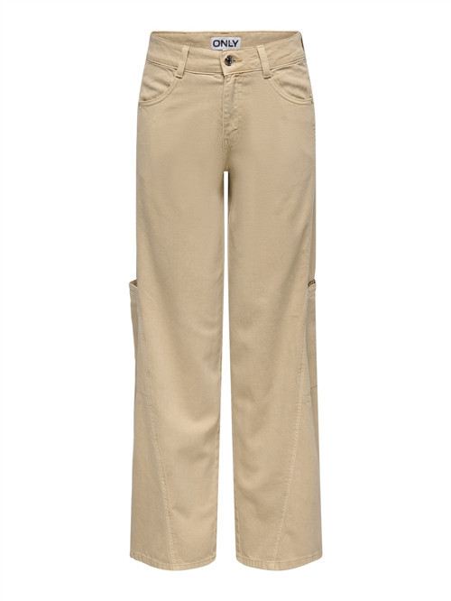 ONLPRIME HW WIDE CUT PANT CC PNT Kadın Gri Pantolon - 15338608