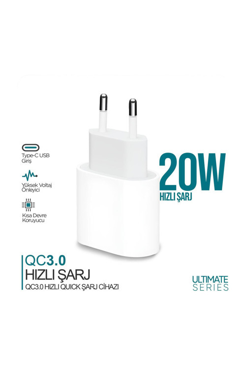 Upd4118 Ultimate 20W Hızlı Şarj Adaptörü