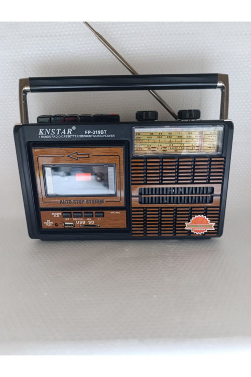 Nostalji Radyo Kaset Çalar Bluetooth Hoparlör Klasik Radyo