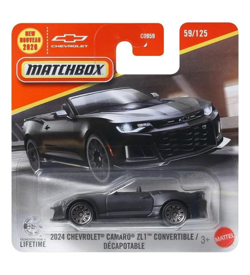 2024 Chevrolet Camaro ZL-1 Convertible - Mat Siyah (1/64) JHN45