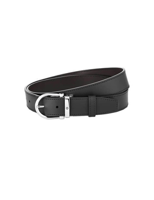 Horseshoe Buckle 35 mm Reversible Deri Kemer 128783